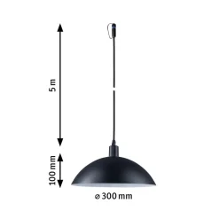 Paulmann Plug & Shine LED hanglamp Mapalo E14 aluminium