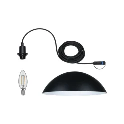 Paulmann Plug & Shine LED hanglamp Mapalo E14 aluminium