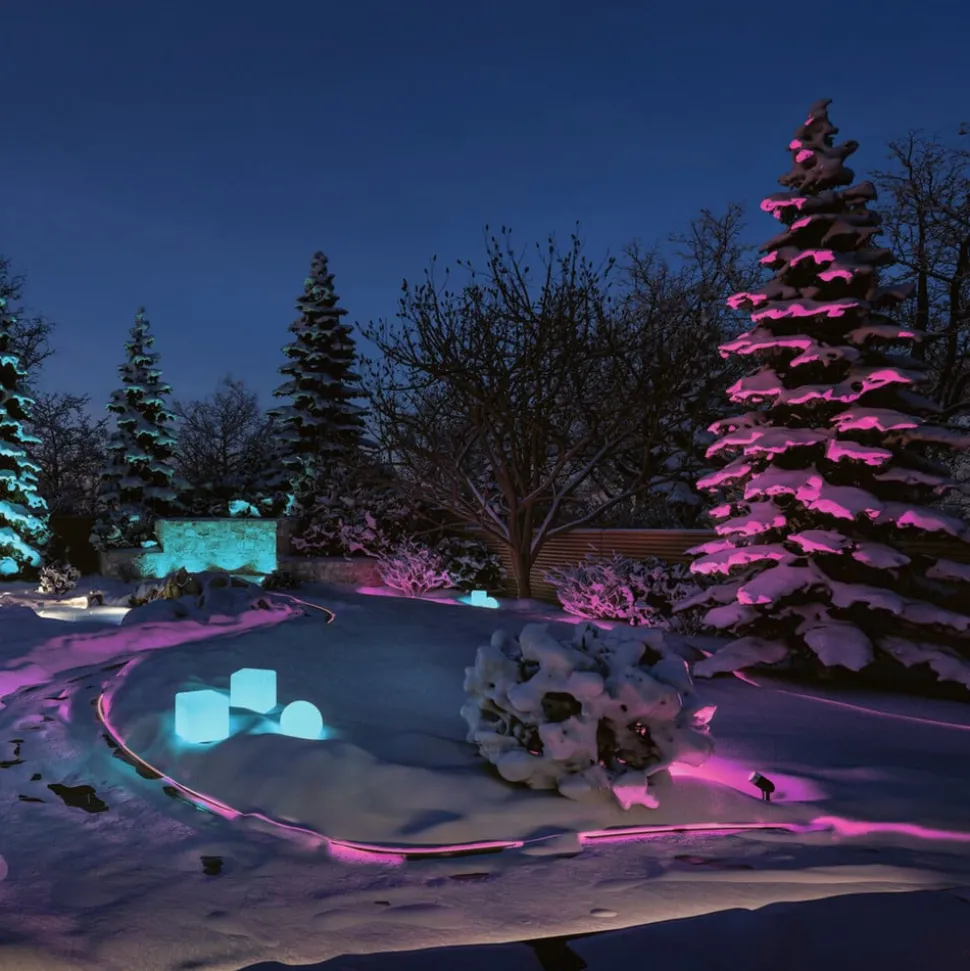 Paulmann Plug & Shine LED strip Neon 5 m, ZigBee, RGB, IP67