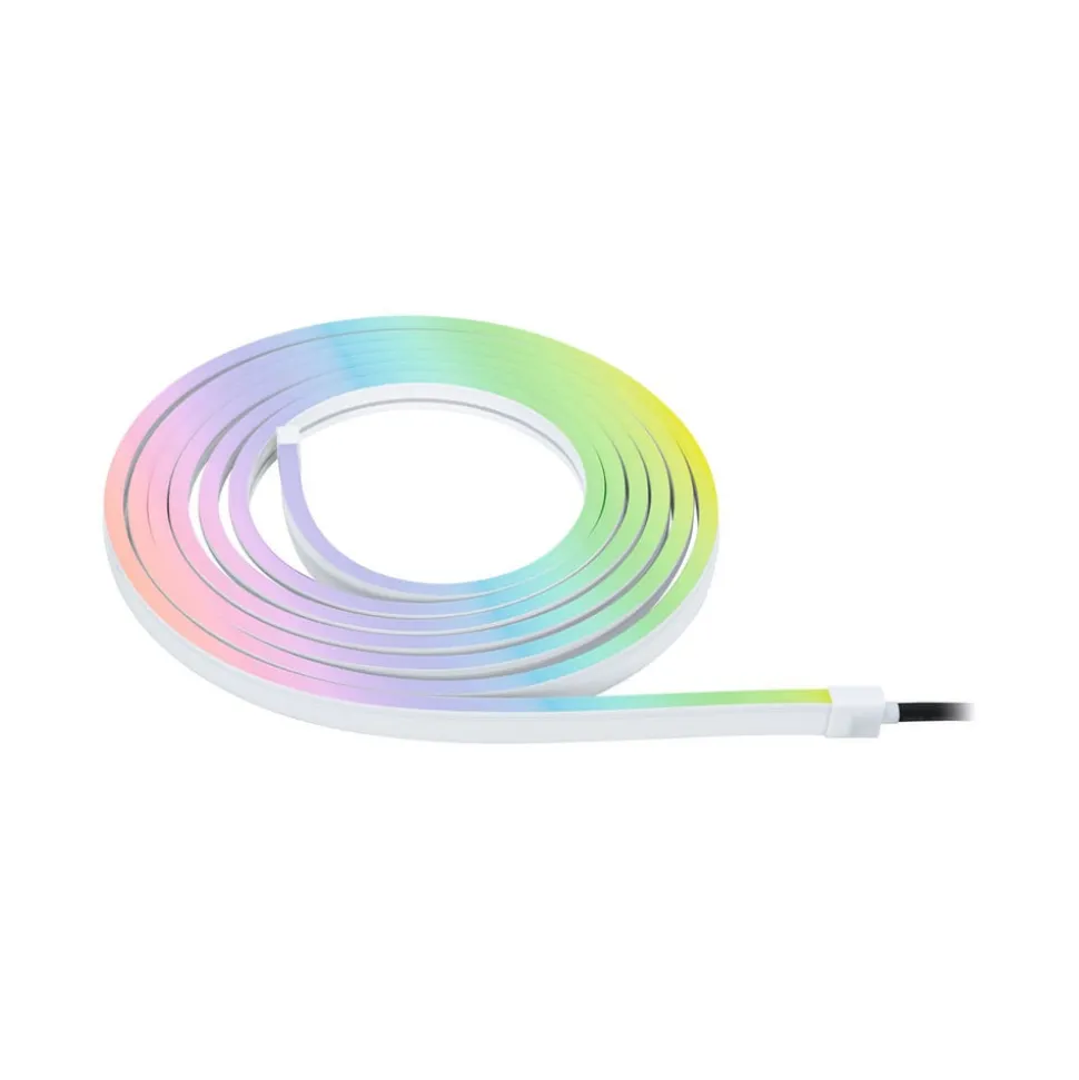 Paulmann Plug & Shine LED strip Neon 5 m, ZigBee, RGB, IP67