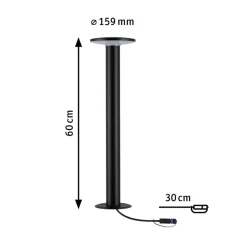 Paulmann Plug & Shine Plaat LED tuinpadverlichting 2.200K