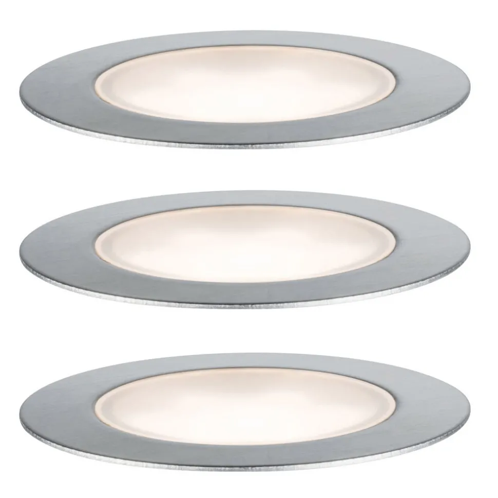 Paulmann Plug & Shine vloer Eco basic set van 3 3000K