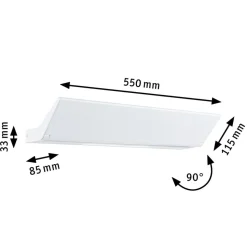 Paulmann Ranva LED wandlamp, ZigBee CCT wit