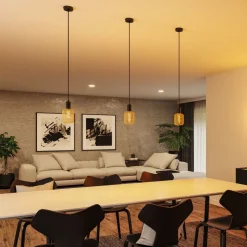 Paulmann Ravi fitting E27, zwart mat