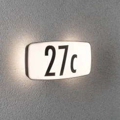 Paulmann Sheera huisnummer lamp met sensor