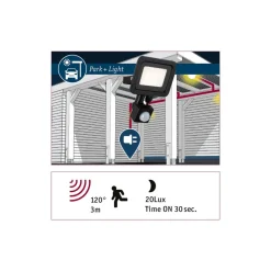 Paulmann Sheera huisnummer lamp met sensor