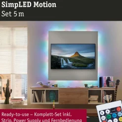 Paulmann SimpLED Motion LED strip set, 5m afstandsbediening RGB