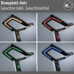 Paulmann Slimme tuinpadverlichting Alara, RGBW antraciet IP44