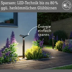 Paulmann Slimme tuinpadverlichting Alara, RGBW antraciet IP44