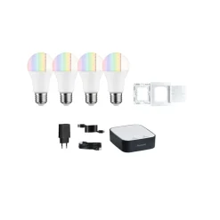 Paulmann Smart Home Set ZigBee 4x E27 9,3W LED mat RGBW