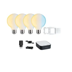 Paulmann Smart Home Set ZigBee 4x E27 7W LED G95 mat CCT