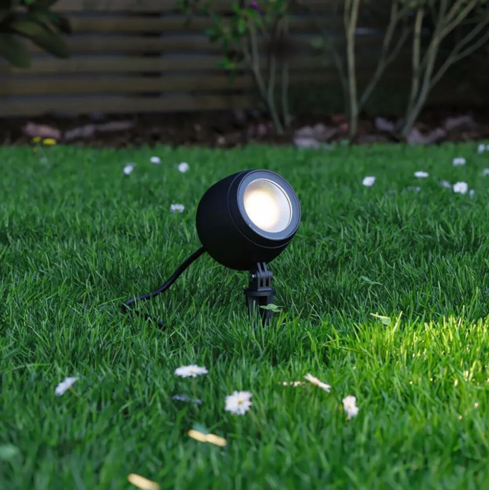 Paulmann Smart LED grondspiesspot Kikolo, RGBW, antraciet IP65