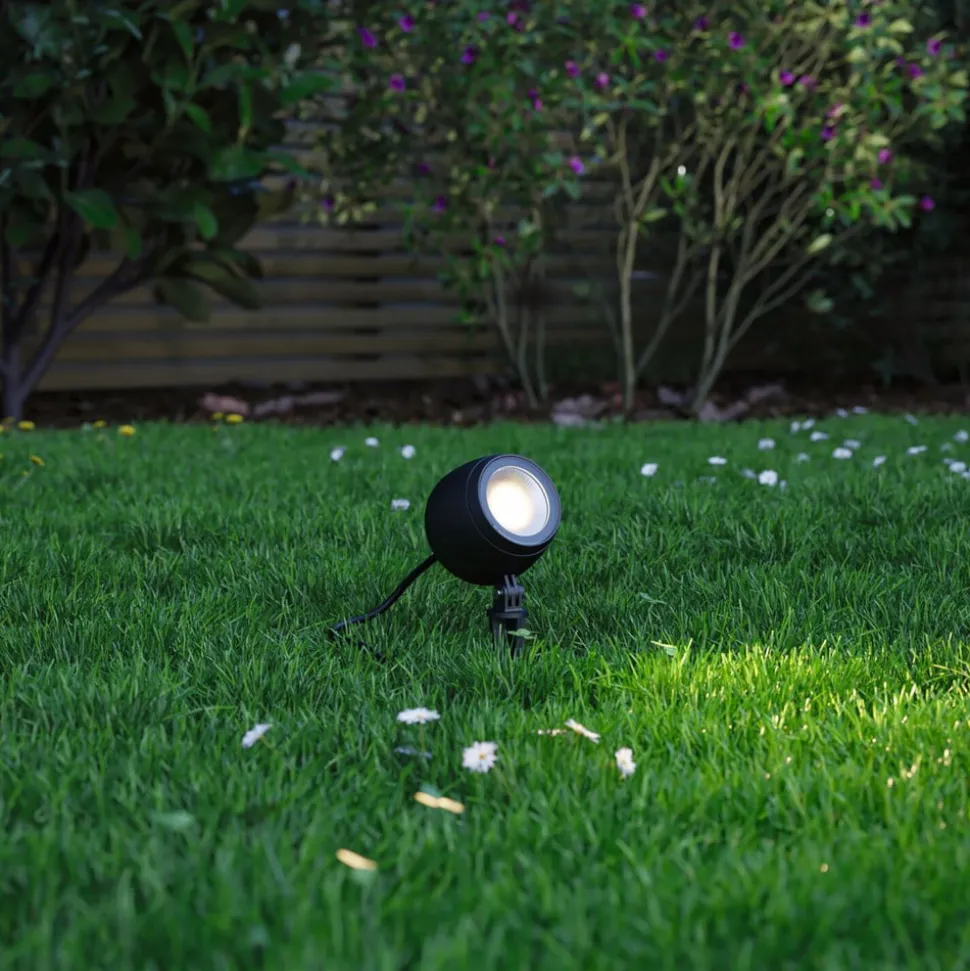 Paulmann Smart LED grondspiesspot Kikolo, RGBW, antraciet IP65