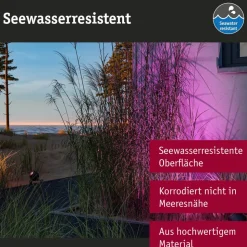 Paulmann Smart LED grondspiesspot Kikolo, RGBW, antraciet IP65