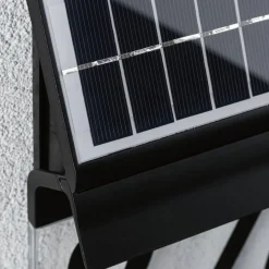 Paulmann solar-huisnummer lamp Neda in zwart