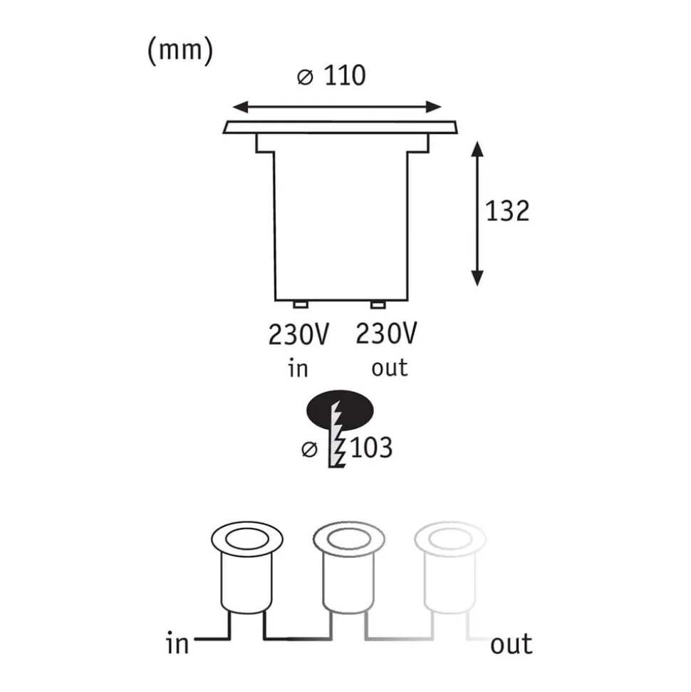 Paulmann speciaal Line LED inbouwlamp Ø11cm