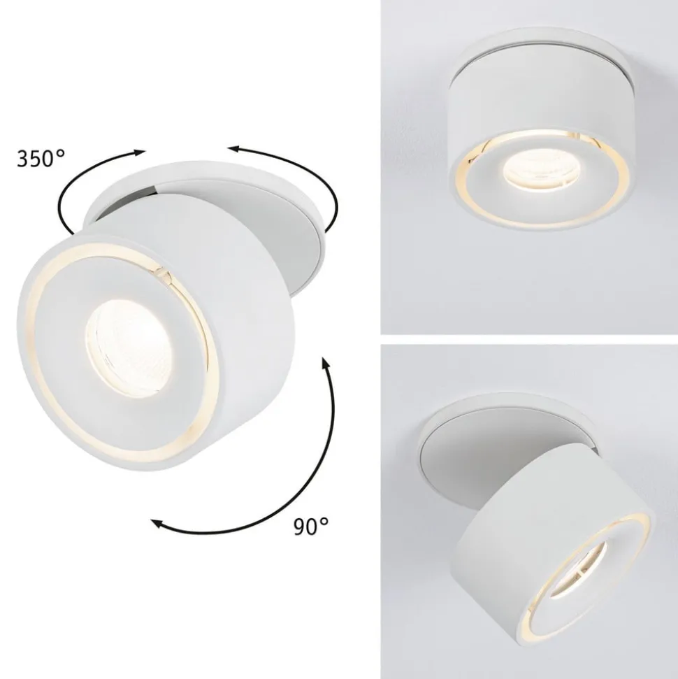 Paulmann Spircle LED inbouwlamp, mat wit