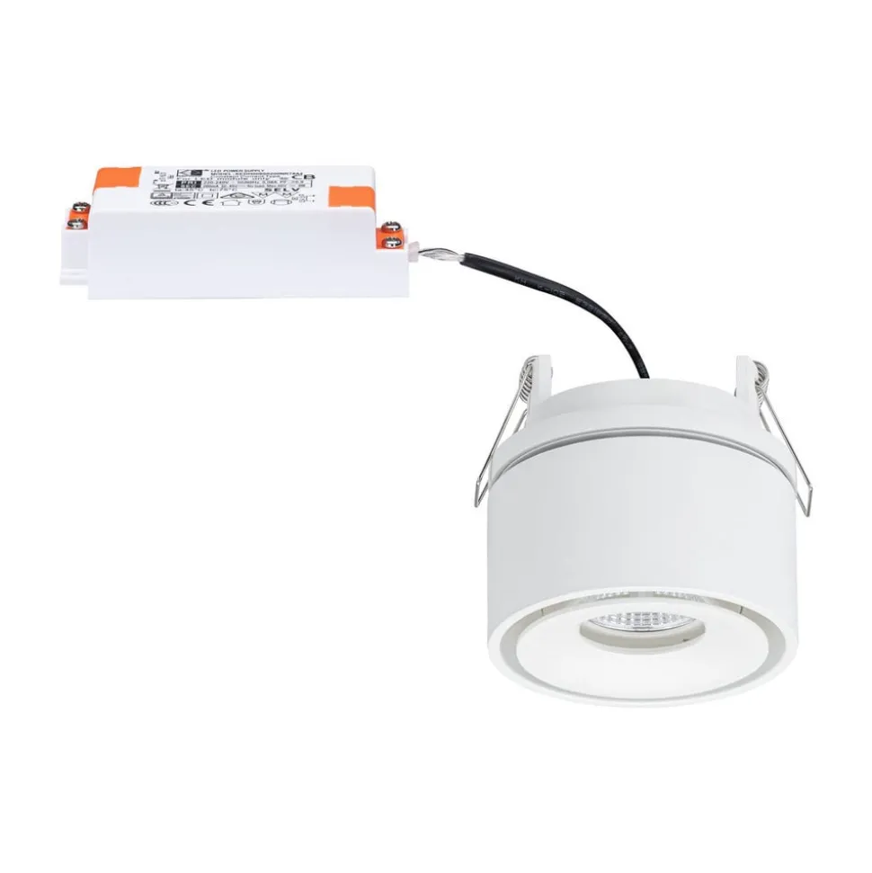 Paulmann Spircle LED inbouwlamp, mat wit