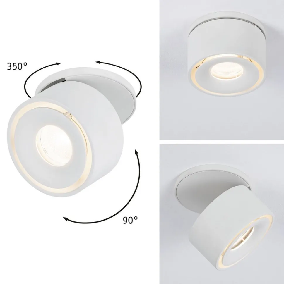 Paulmann Spircle LED inbouwlamp, mat wit