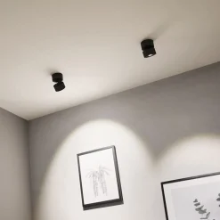 Paulmann Spircle LED opbouwspot, mat zwart