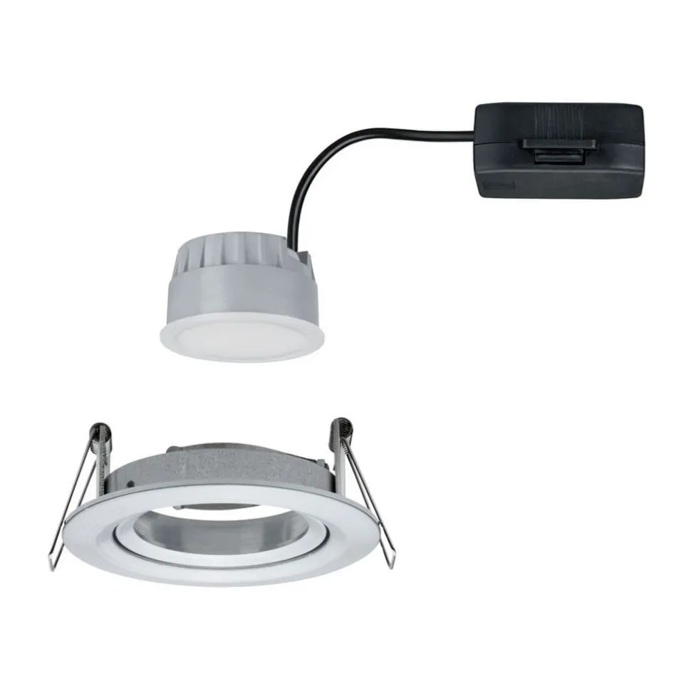 Paulmann spot Nova Coin rond, kantelbaar, alu