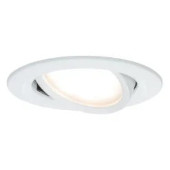 Paulmann spot Nova Coin rond, kantelbaar, wit