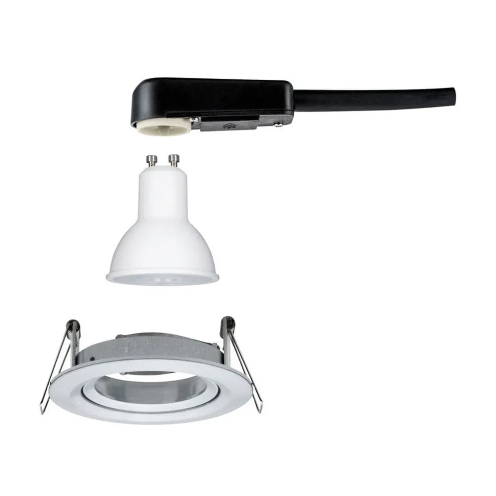 Paulmann Spot Nova rond, dimbaar, aluminium