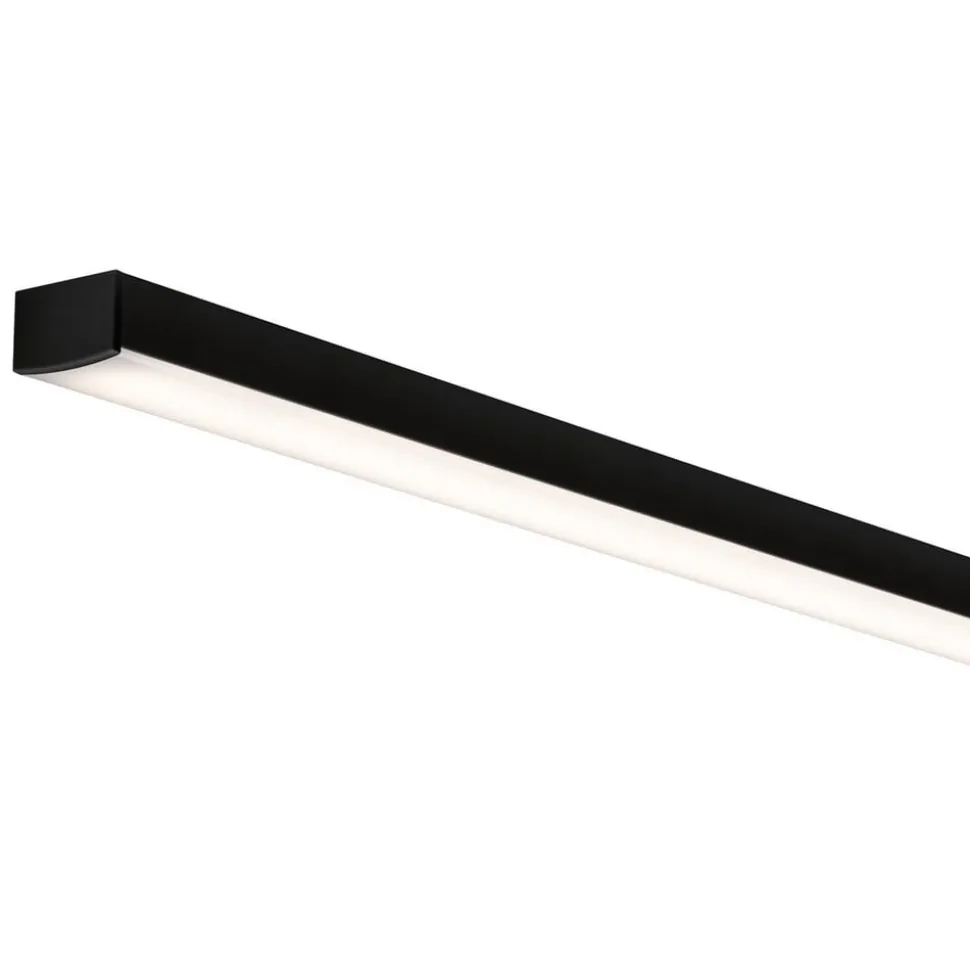 Paulmann Square profiel, zwart, diffusor wit, 1m