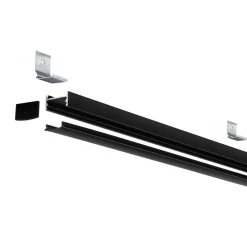 Paulmann Square profiel zwart diffusor zwart 2m