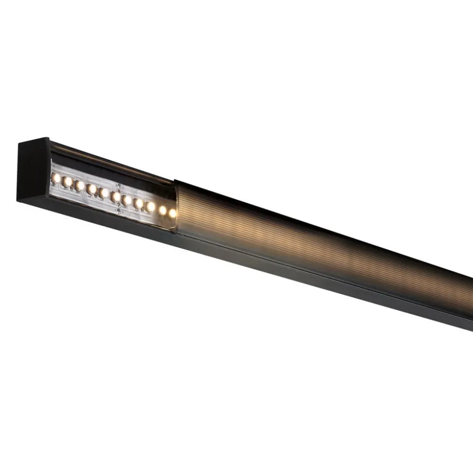 Paulmann Square profiel zwart diffusor zwart 2m