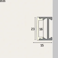 Paulmann Square profiel zwart diffusor zwart 2m