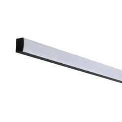 Paulmann Square profiel, zwart, diffusor wit, 2m