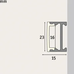 Paulmann Square profiel, zwart, diffusor wit, 2m