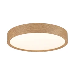 Paulmann Tega LED plafondlamp IP44 CCT hout