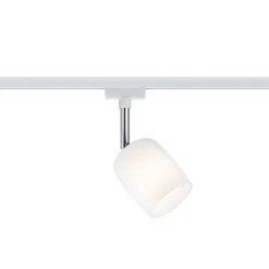 Paulmann URail Blossom spot wit, glas satijn