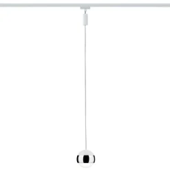 Paulmann URail Capsule II hanglamp wit/chroom 827
