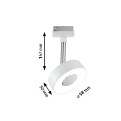 Paulmann URail Circle LED-spot rond in het wit