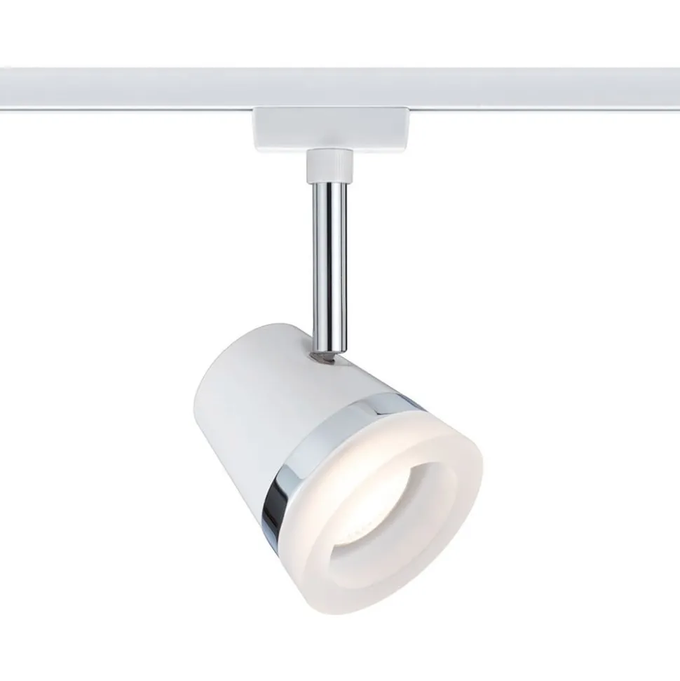 Paulmann URail Cone spot, wit/chroom
