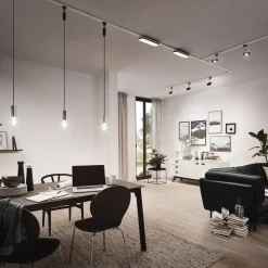 Paulmann URail rail, wit, lengte 100 cm, aluminium