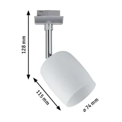 Paulmann URail spot Blossom van glas