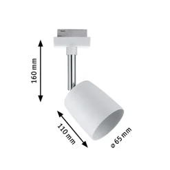 Paulmann URail Spot Cover, wit, GU10