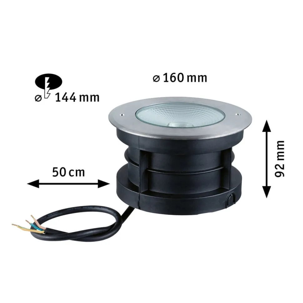 Paulmann Vanea LED inbouwlamp IP67, Ø 16cm