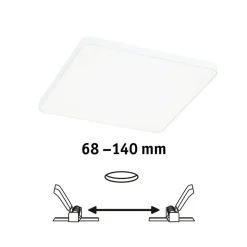 Paulmann Veluna Edge IP44 4000K dimmer 16x16cm