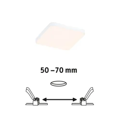 Paulmann Veluna Edge IP44 3000K dimmer 9x9cm
