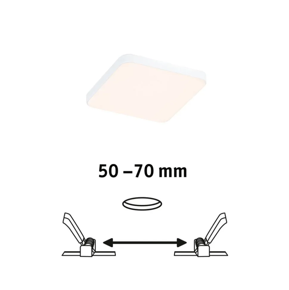 Paulmann Veluna Edge IP44 3000K dimmer 9x9cm