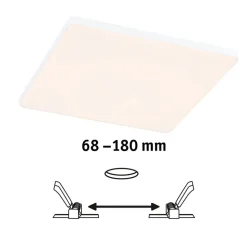 Paulmann Veluna Edge IP44 3000K dimmer 20x20cm