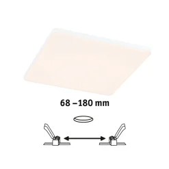 Paulmann Veluna Edge IP44 3000K dimmer 20x20cm