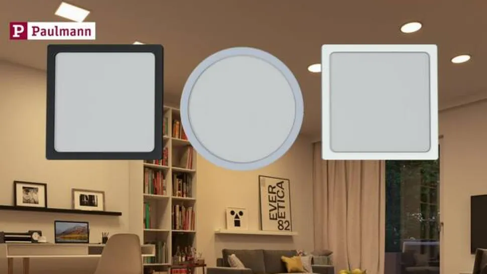 Paulmann Veluna Edge IP44 4.000K dimmer Ø 9cm