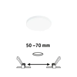 Paulmann Veluna Edge IP44 4.000K dimmer Ø 9cm
