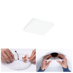 Paulmann Veluna Edge IP44 4000K dimmer 9x9cm